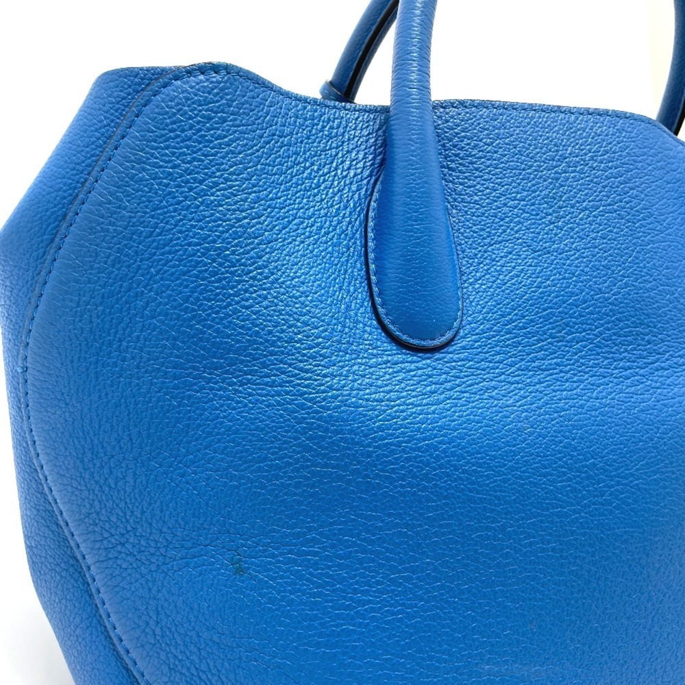 CHRISTIAN DIOR Blue Leather Shoulder Bag - Picture 7 of 16